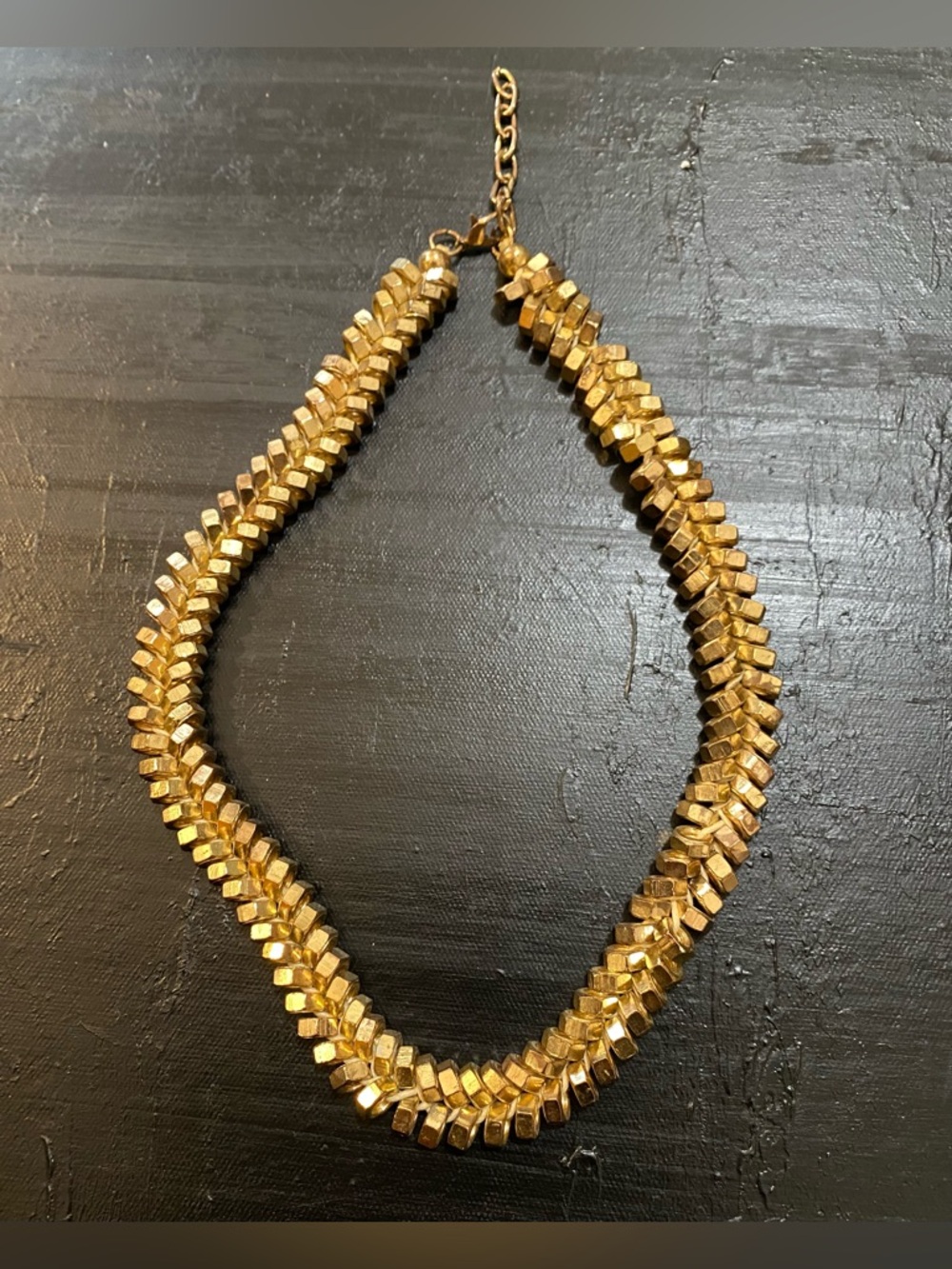 Urban Outfitters: Threaded necklace made with construction nuts